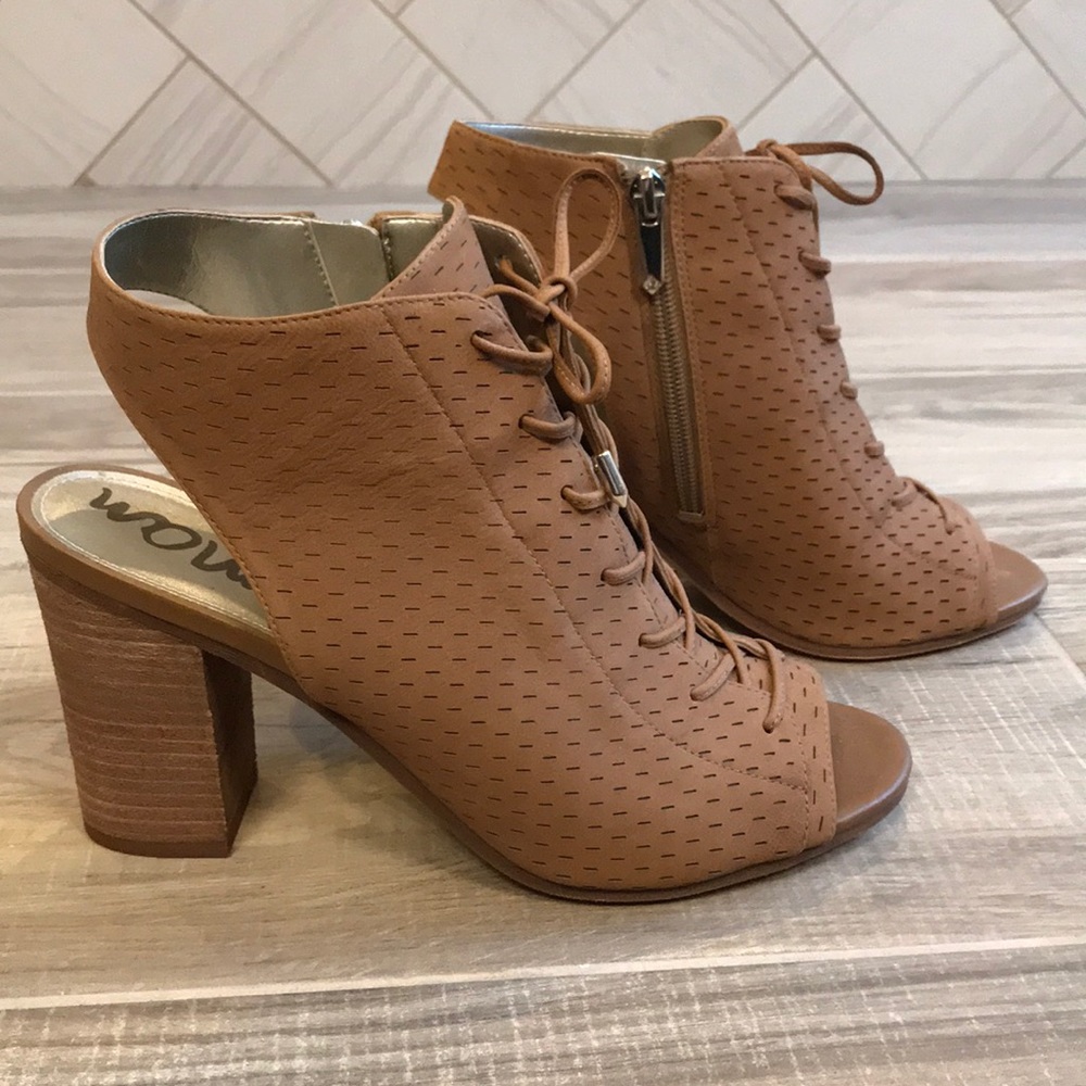 Sam Edelman open toe booties